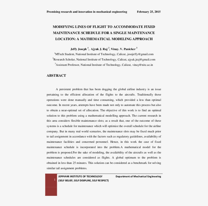 Modifying Lines Of Flight To Accommodate Fixed Maintenance - (page 5), transparent png #9612018