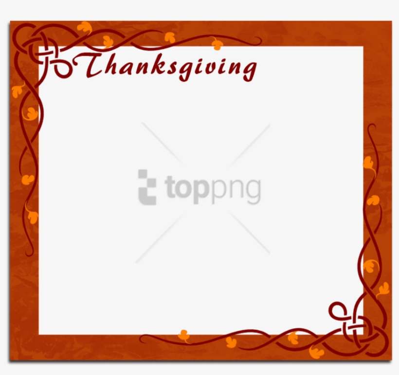 Free Png Download Happy Thanksgiving Picture Frame - Happy Thanksgiving Thanksgiving Frames, transparent png #9613451