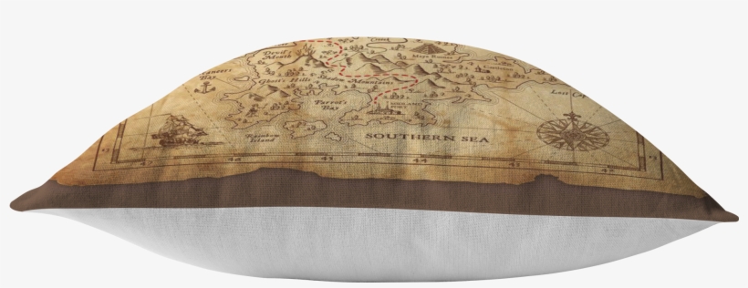 Treasure Map Pillow - Dome, transparent png #9613609