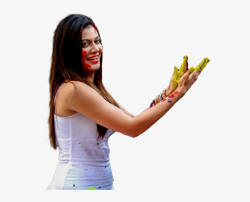 Holi Girl Png ➤ Download - Girl, transparent png #9614896