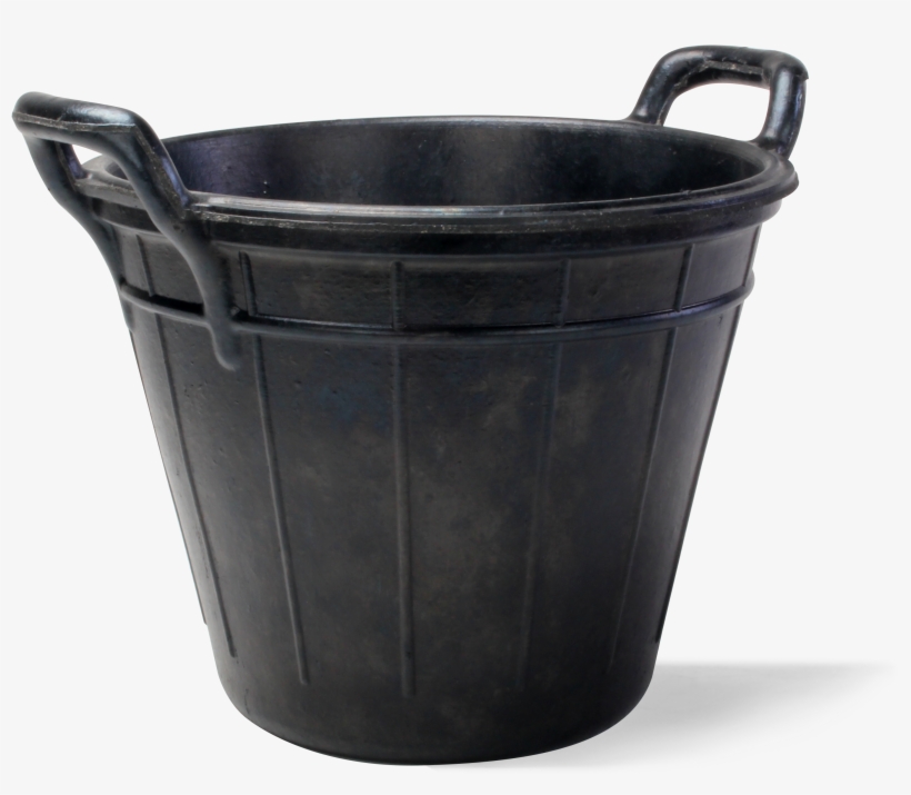 Canarian Rubber Bucket With Plastic - Flowerpot, transparent png #9615395