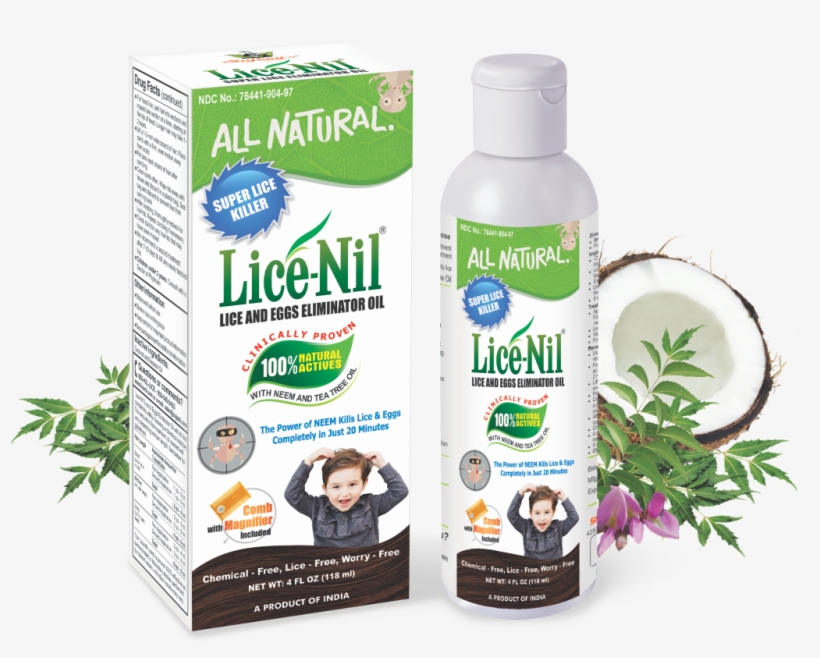 How Neem Oil Lice Treatment Works - Lice Nil, transparent png #9615709