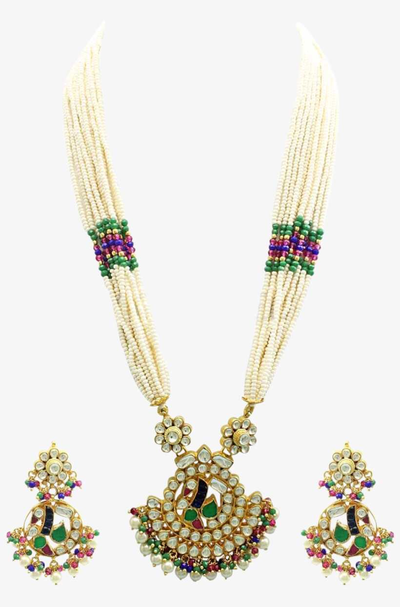 Morni Necklace Set - Earrings, transparent png #9617057