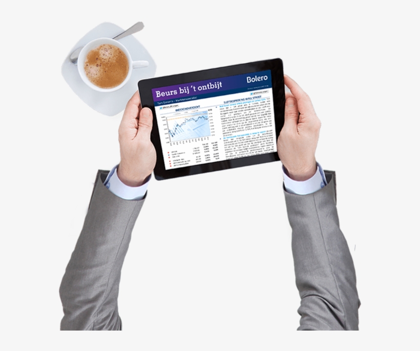 Beurs Bij't Ontbijt Op Ipad - Online Advertising, transparent png #9617183