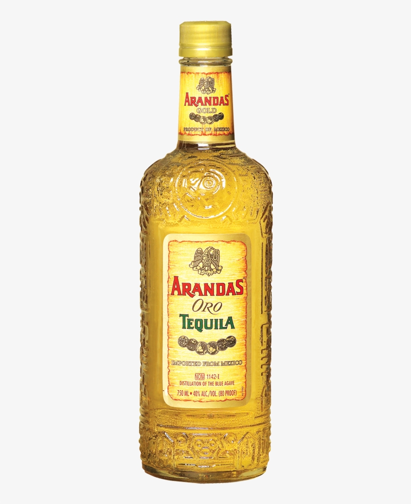 Arandas Gold Tequila - Rum Bacardi Carta Ouro, transparent png #9617510