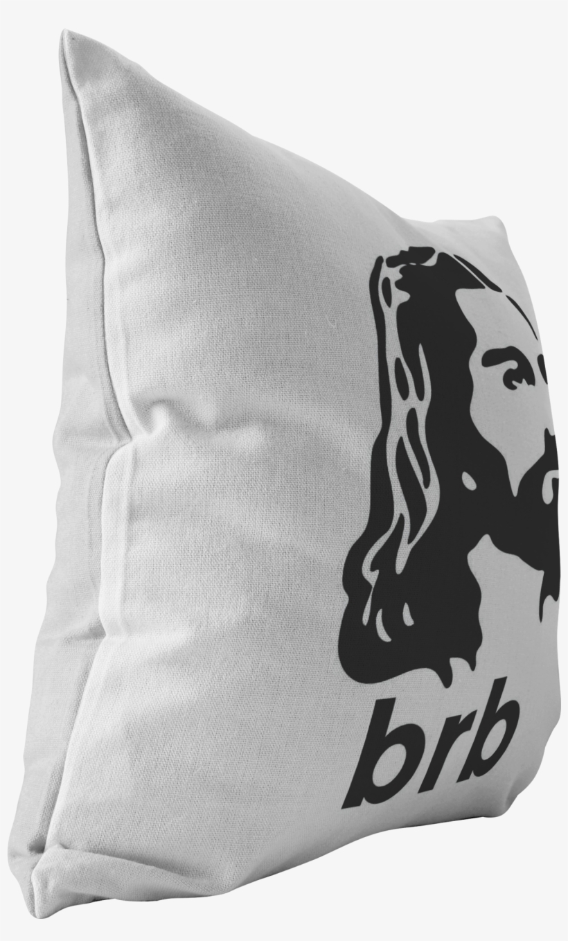 Brb - Pillow - Throw Pillow, transparent png #9617517