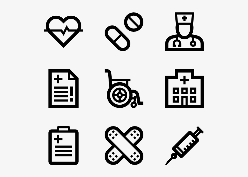 Medicine - Pie Charts Icons, transparent png #9617837