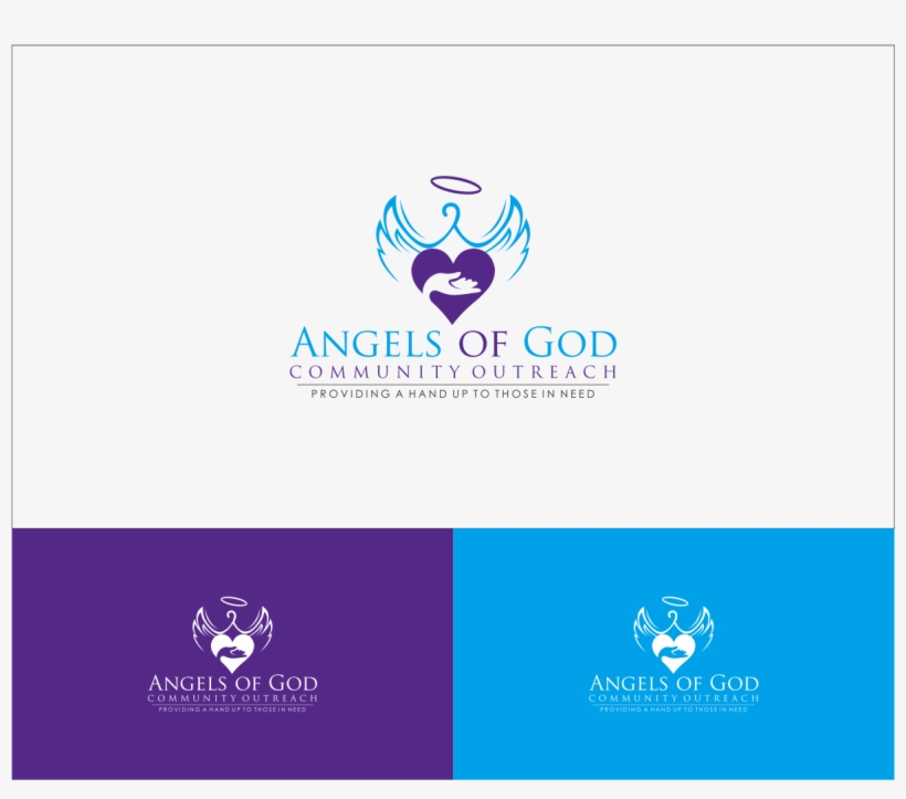 Logo Design By Ardi For Angels Of God Clothing Closet - Emblem, transparent png #9618123