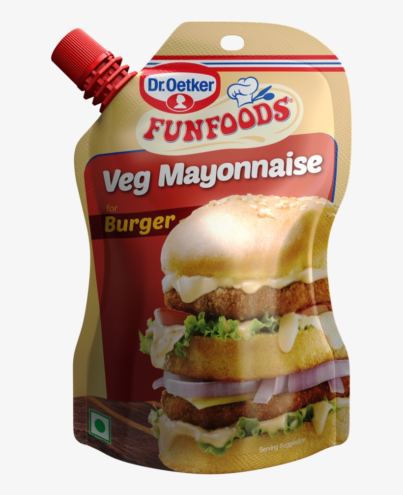 Funfoods Burger Mayonnaise 100g, transparent png #9618370