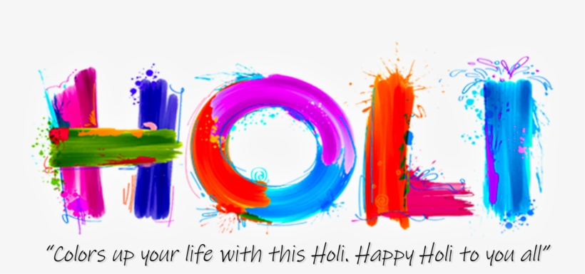 Happy Holi Editing Background - Graphic Design, transparent png #9618599