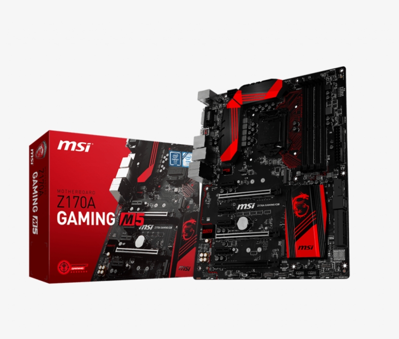 Intel Z170 Motherboards Z170a Gaming M5 - Msi Z170a Gaming M5, transparent png #9618638