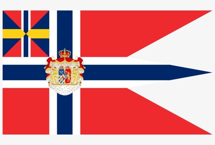 Official Name, National Naval Flag - Norwegian Naval Ensign Flag, transparent png #9618902