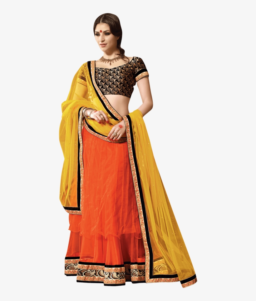 Buy Demarca Women Banarasi Brocade Lehenga Choli - Gagra Choli, transparent png #9619016