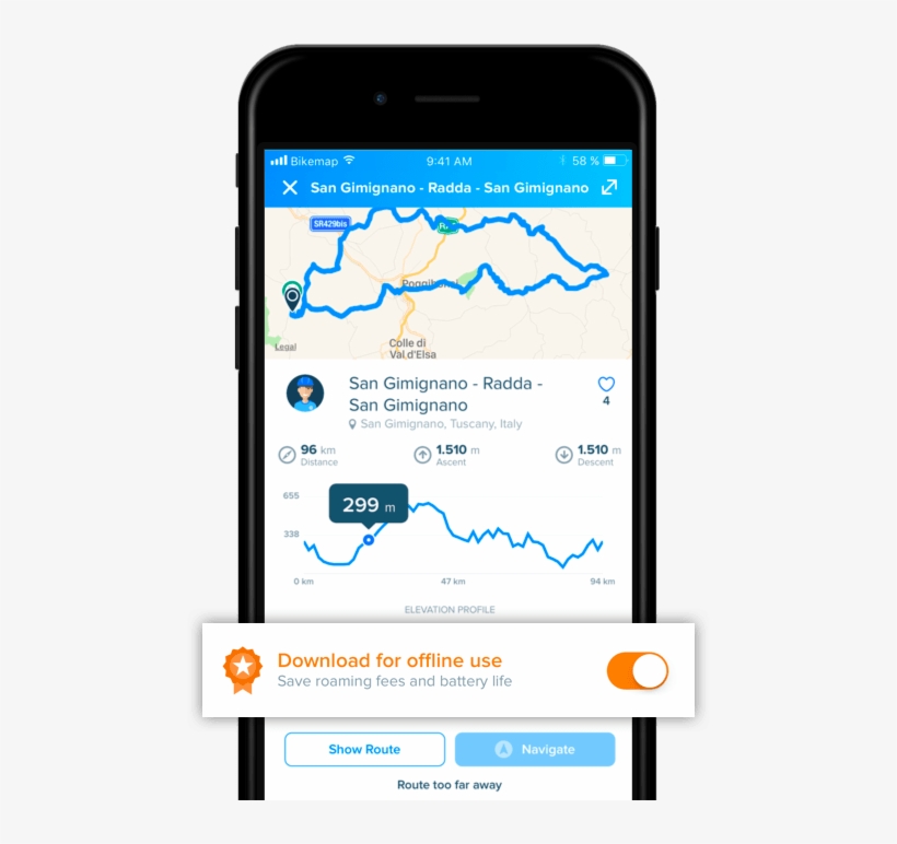 Then Open The Route In The App And Tap On "make Available - Smartphone, transparent png #9619410