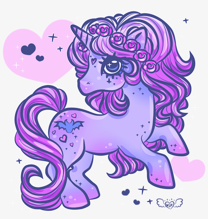"my Little Pastel Goth Pony" By Miss Jedi Flip - Pastel Goth Pastel Unicorn, transparent png #9619812