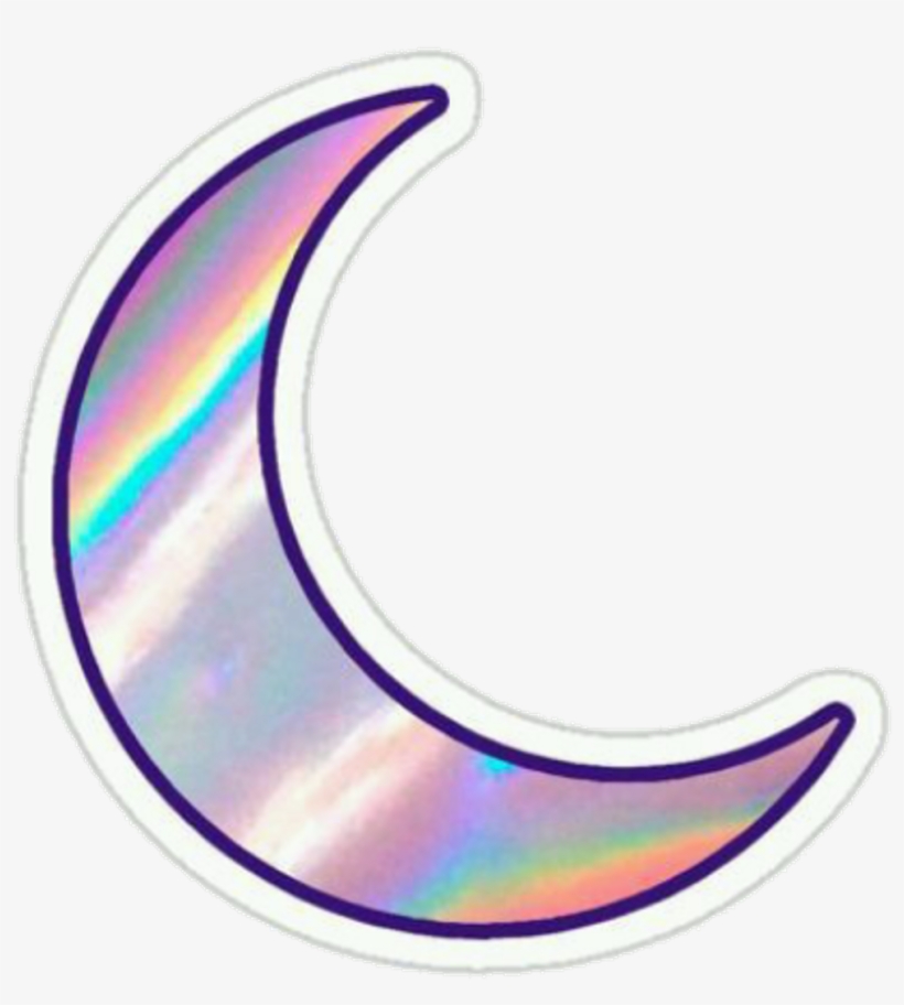 #kawaii #cute #pink #pastel #goth #aesthetic #moon - Smiley, transparent png #9619862