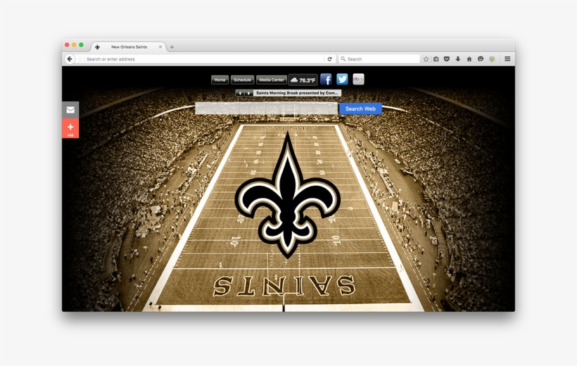 Nfl New Orleans Saints New Tabby Brand Thunder, Llc - New Orleans Saints, transparent png #9620058