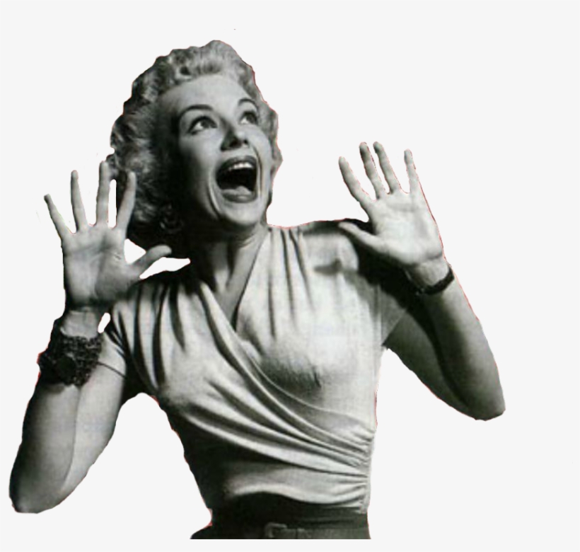 #woman #scream #horror #classic #movie - Screaming Woman Horror Png, transparent png #9620489