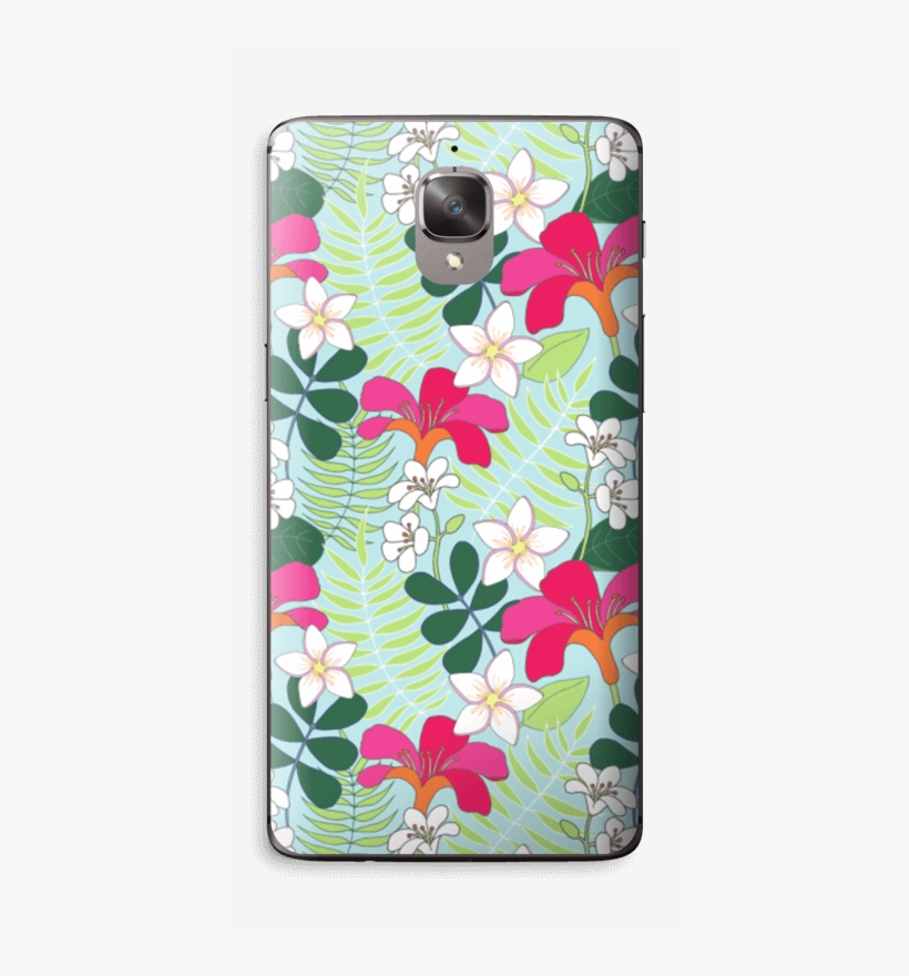 Tropical Flowers - Mobile Phone Case, transparent png #9620819