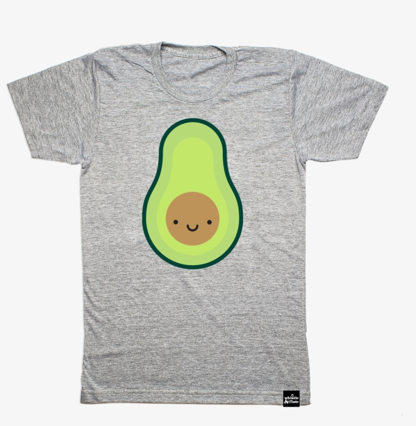 Kawaii Avocado T-shirt Adult Unisex - Burger Shirt, transparent png #9621224