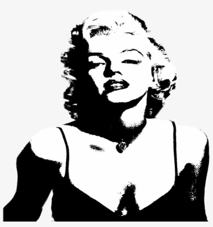 #marilynmonroe #marilyn #monroe #singer #actress #moviestar - Marilyn Monroe Stencil Png, transparent png #9621228