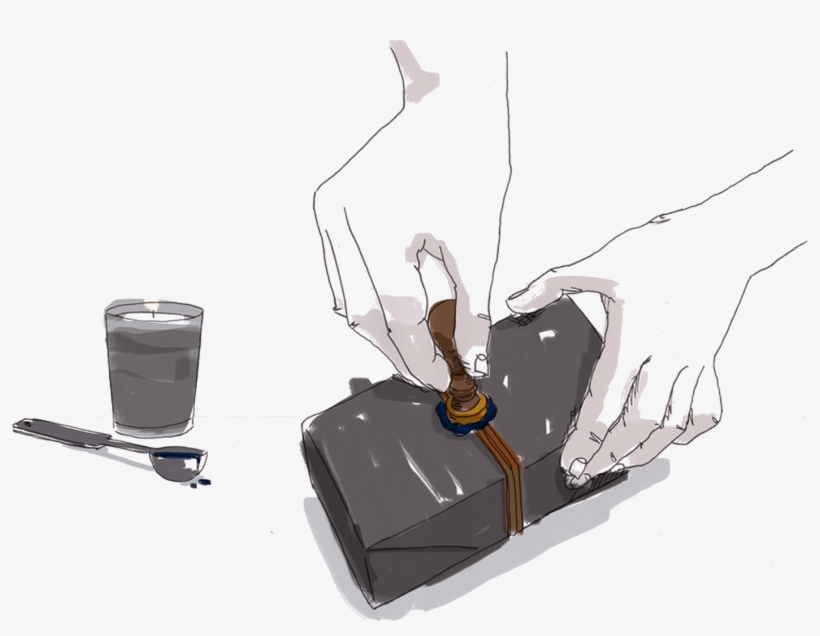 The L'artisan Parfumeur Wax Seal Is Applied To Your - Illustration, transparent png #9621273