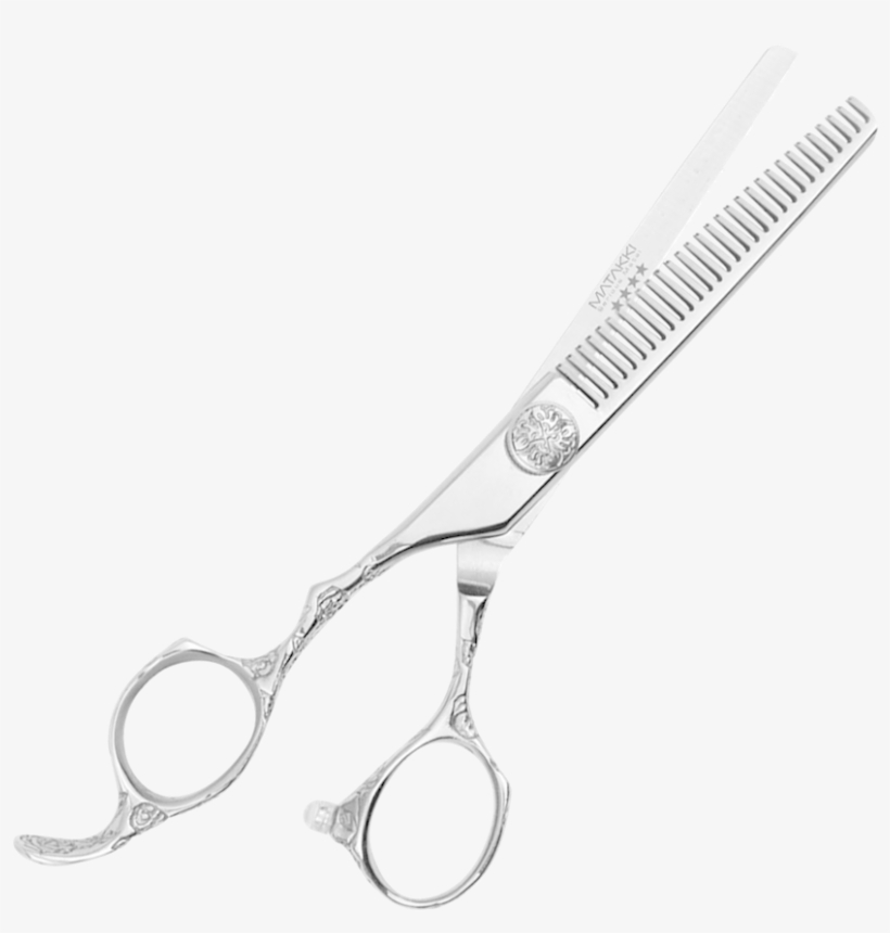 Picture Of The Flower Lefty Thinning Scissor - Thinning Scissor, transparent png #9621359