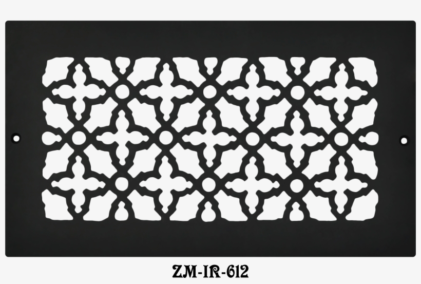 Description - White Wall Vent Cover 6 X 12, transparent png #9622093