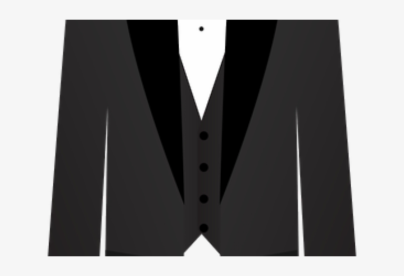 Gown Clipart Tuxedo - Tuxedo, transparent png #9622741
