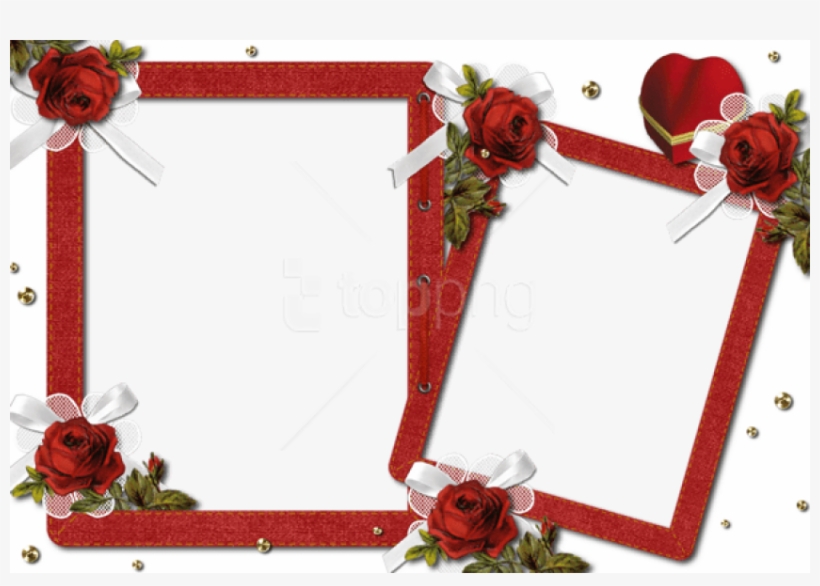 Free Png Best Stock Photos Double Romantic Transparent - Love Double Photo Frame, transparent png #9623438