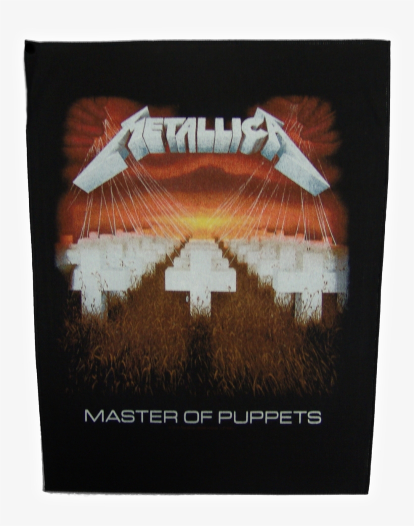 Details About Metallica Official Patch Arrière Master - Metallica Master Of Puppets Spotify, transparent png #9623733