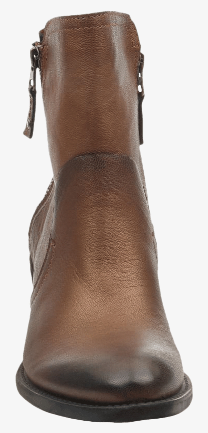 Womens Ankle Boots Red Eye In Dark Bronze Front View - Chelsea Boot, transparent png #9623785