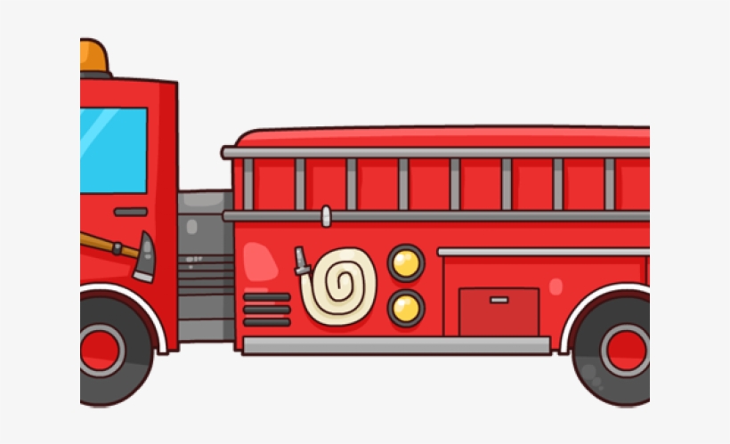 Fire Truck Clipart Vector - Clip Art Fire Truck Png, transparent png #9623791