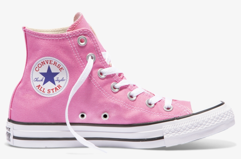 Chuck Taylor All Star Colour High Top Pink - Converse Pink, transparent png #9623978