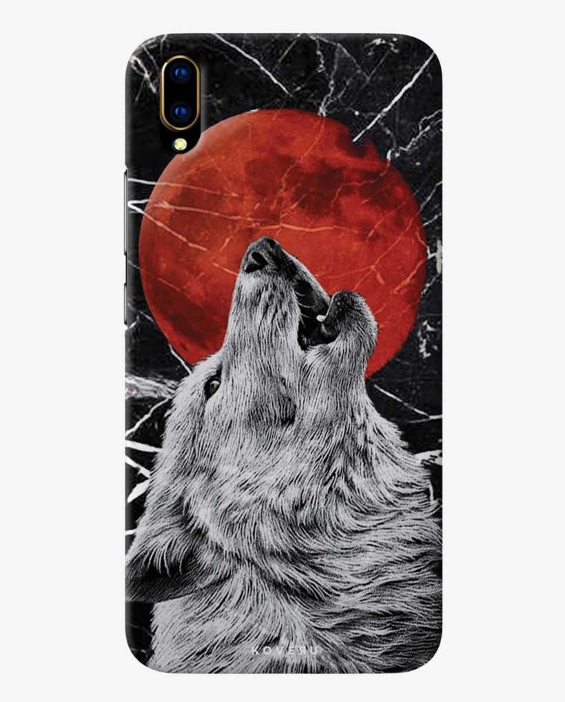 Wolf Howling Marble Cover Case For Vivo V11 Pro, transparent png #9623979
