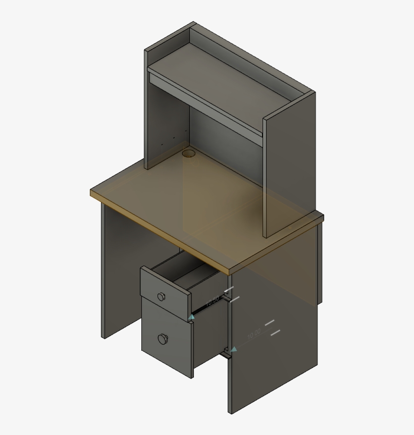 Drawers Opened Top Corner - Cupboard, transparent png #9624214
