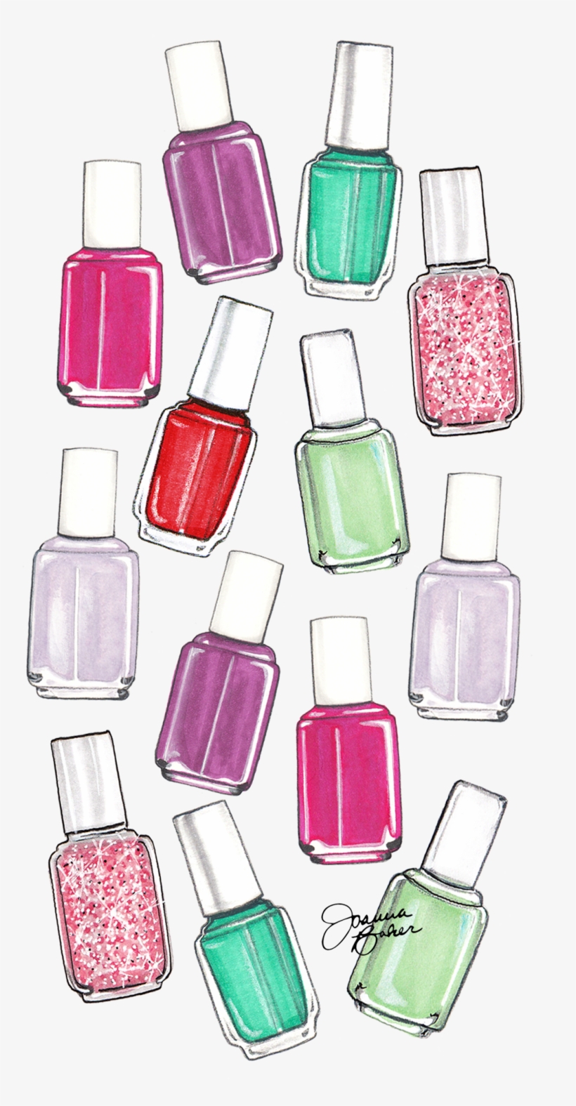 #casetify #art #design #illusration #nailpolish - Nail Polish, transparent png #9624528