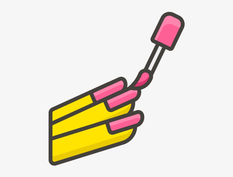 Nail Polish Emoji - Uñas Icono Png, transparent png #9624646