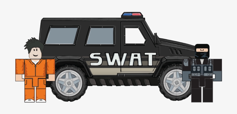 Roblox Jailbreak Swat Unit Toy Free Transparent Png - headless bombo roblox