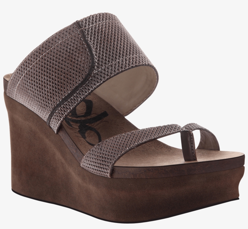 Brookfield Wedge In Pewter Mesh - High Heels, transparent png #9625209