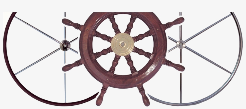 S/steel And Wooden Steering Wheels - Ship Wheel 3dsmax Free, transparent png #9626153