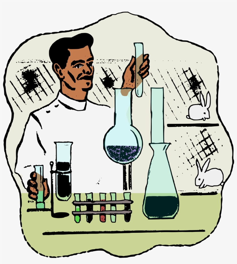 Big Image - Drawing On Science Lab, transparent png #9626617