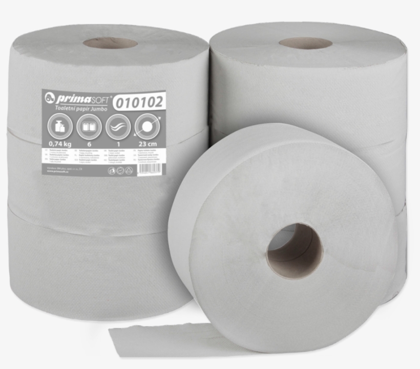 Toilet Paper Jumbo Primasoft 230, Standard - Tissue Paper, transparent png #9626722