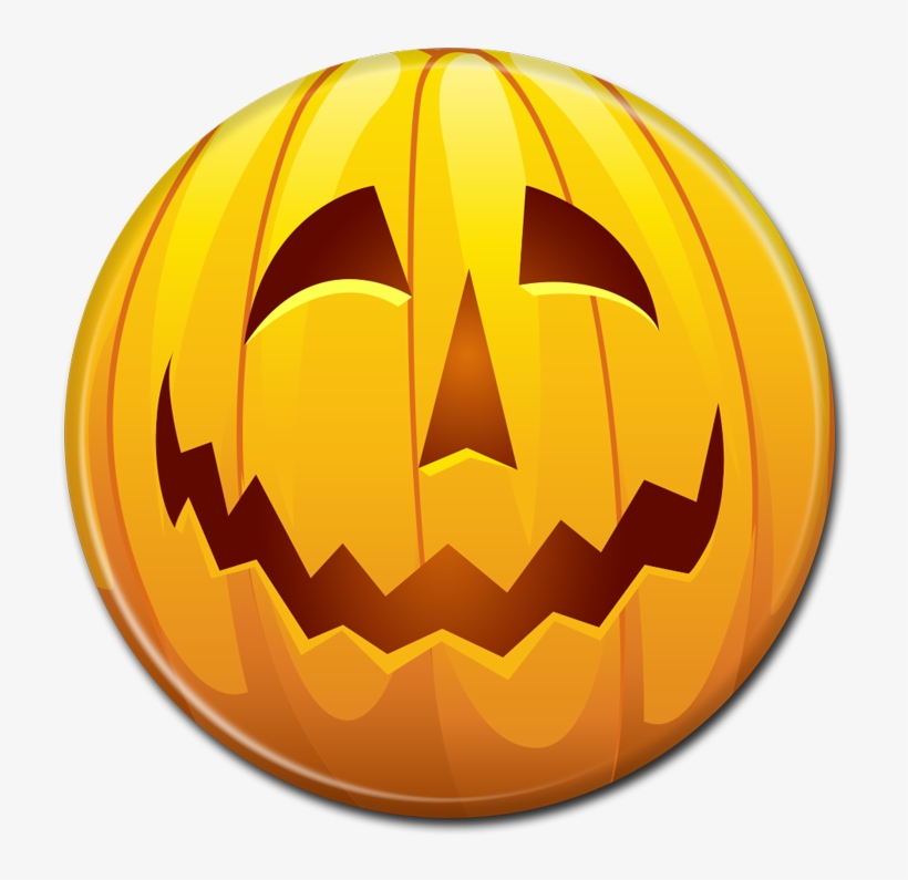Halloween Button - - Halloween Button, transparent png #9627072