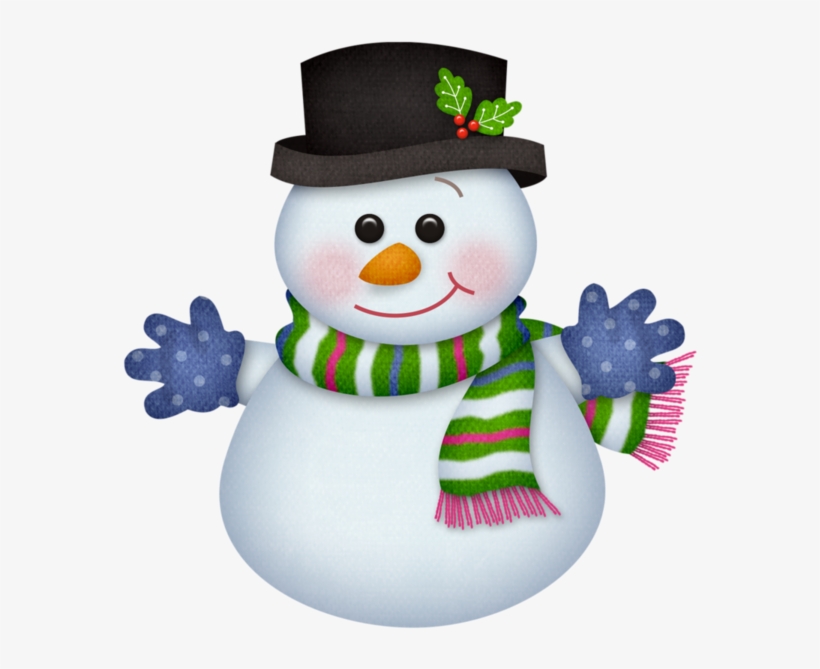 Snowman Clipart January - Boneco De Neve De Natal, transparent png #9627630