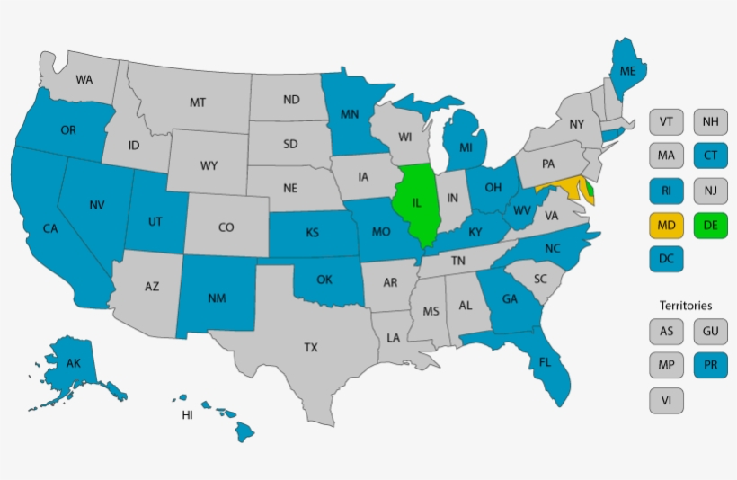 A Map Of The United States - Flu Season 2018 2019, transparent png #9628209