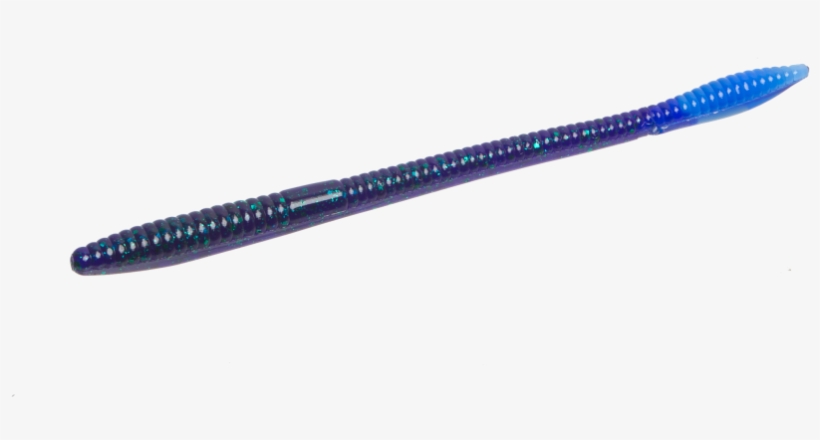 006 232, Junebug Blue Tail, Trick Worm - Strap, transparent png #9629044