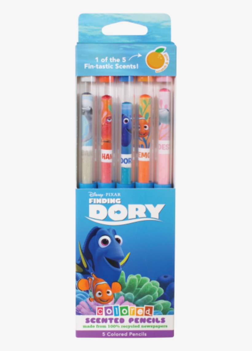 Finding Dory Colored Pencils 5-pack Smencils @ Scentco - Smencils, transparent png #9629397