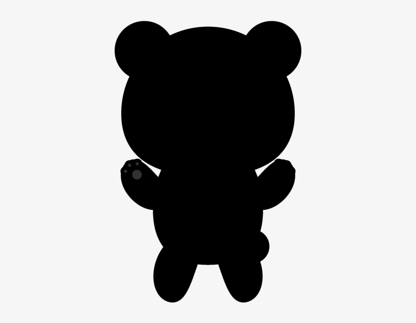 Bear Silhouette - くま シルエット フリー, transparent png #9629436