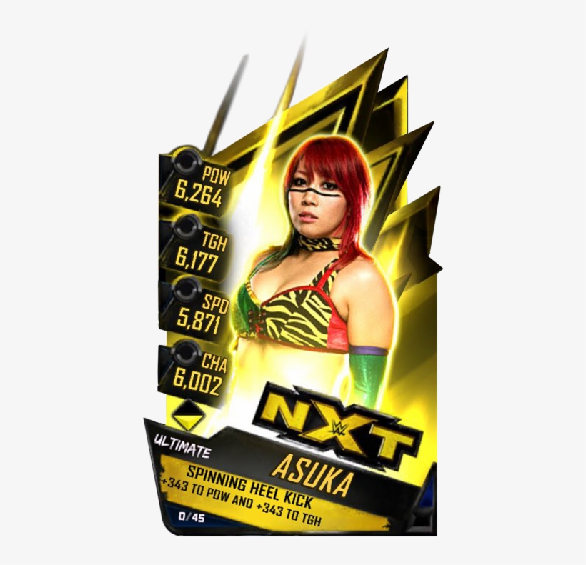 Wrestlemania Supercard Asuka R10 Summerslam Supercard - Ember Moon Elite Card, transparent png #9629849